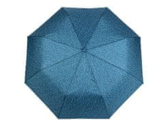 Dámský skládací deštník - modrá tyrkys