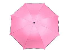 Dámský skládací deštník kouzelný - pudrová