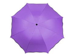 Dámský skládací deštník kouzelný - fialková