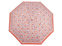 Dámský mini skládací deštník - oranžová