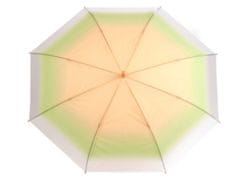 Dámský vystřelovací deštník ombré - lososová světlá