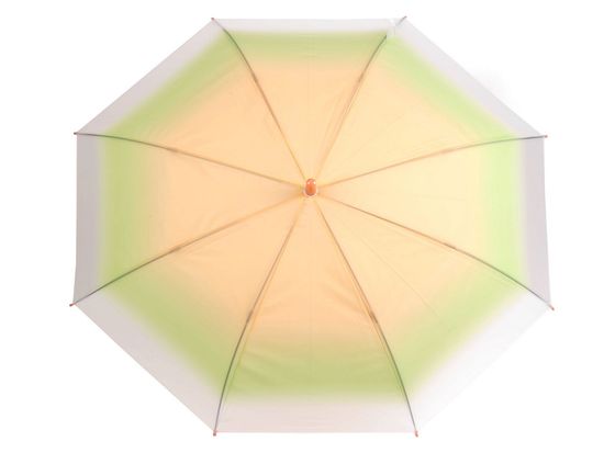 Dámský vystřelovací deštník ombré - lososová světlá