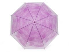Dámský / dívčí vystřelovací deštník - lila