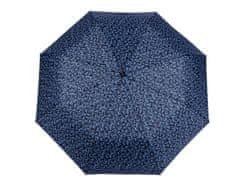Dámský skládací deštník - modrá tmavá