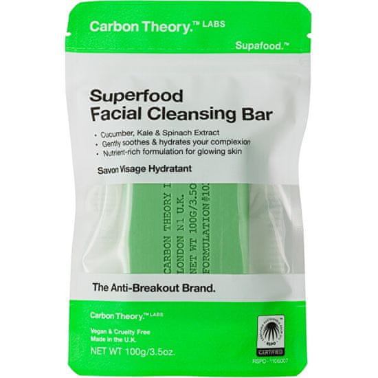 Carbon Theory Čisticí pleťové mýdlo Superfood (Facial Cleansing Bar) 100 g