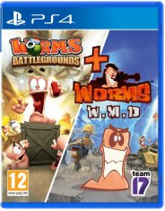 PlayStation Studios Worms Battlegrounds + Worms WMD Double Pack (PS4)