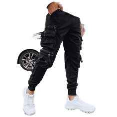 Dstreet Pánské bojové kalhoty AWA černé ux4198 XL