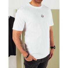 Dstreet Pánské tričko s potiskem MIRA bílé rx5457 XXL