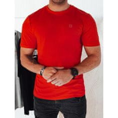 Dstreet Pánské tričko s potiskem MIRA oranžové rx5470 XL
