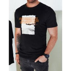 Dstreet Pánské tričko s potiskem MIRA černé rx5489 M