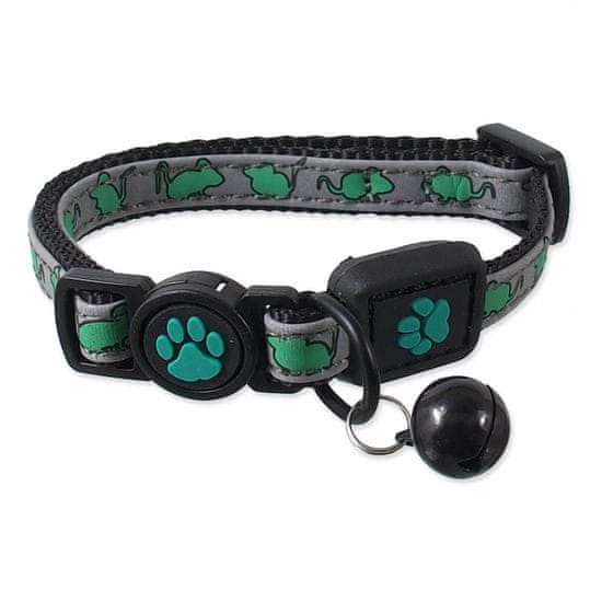 ACTIVE CAT Obojek Reflective XXS limetka 1x16-22cm