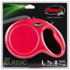 Flexi Vodítko Classic New páska L červené 8m