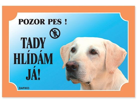 DAFIKO Tabulka labradorský retriever světlý