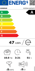 Gorenje předem plněná pračka W2PNA14APWIFI