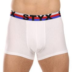 Styx 3PACK pánské boxerky long sportovní guma vícebarevné trikolóra (3U19001) - velikost XL