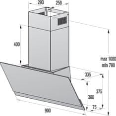 Gorenje komínový odsavač WHI949EXBG