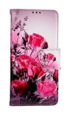TopQ Pouzdro Xiaomi Redmi Note 12S knížkové Romantické růže 112812