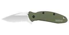 Kershaw 1620OL SCALLION - OLIVE kapesní nůž s asistencí 6 cm, olivově zelená, hliník