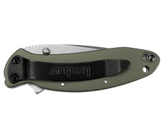 Kershaw 1620OL SCALLION - OLIVE kapesní nůž s asistencí 6 cm, olivově zelená, hliník