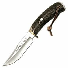 Muela BRACO-11A lovecký nůž 10,5 cm, jelení paroh, kožené pouzdro