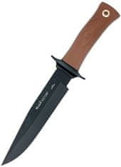 Muela SCORPION-18NM taktický nůž 18 cm, černá, hnědá, guma, nylonové pouzdro