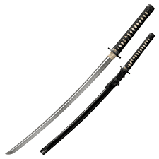 Cold Steel 88ABK Gold Lion Katana meč/katana 76,2 cm, kůže, dřevěné pouzdro