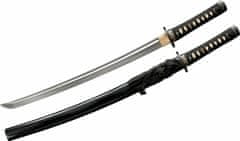 Cold Steel 88ABW Gold Lion Wakishashi meč/katana 53,3 cm, kůže, dřevěné pouzdro