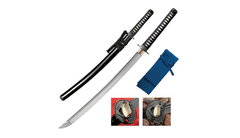 Cold Steel 88BCK Chisa Katana kratší meč/katana 62,2 cm, dřevo, kůže, kov, dřevěné pouzdro