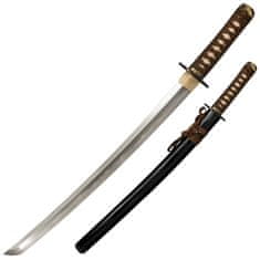 Cold Steel 88CKW Mizutori (Crane) Wakizashi meč/katana 53,3 cm, kůže, dřevěné pouzdro