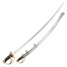 Cold Steel 88HCS US1860 Heavy Cavalry Saber replika šavle 91 cm, ocel, kůže, kovové pouzdro