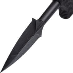 Cold Steel 92FPB FGX Push Blade II taktický nůž 5,7 cm, celočerná, Griv-Ex, Kray-Ex