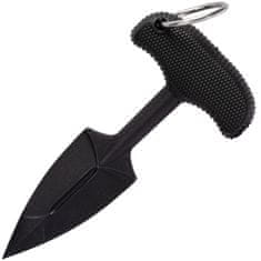 Cold Steel 92FPB FGX Push Blade II taktický nůž 5,7 cm, celočerná, Griv-Ex, Kray-Ex