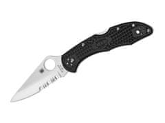 Spyderco C11PSBK Delica 4 Lightweight kapesní nůž 7,5cm černá, FRN