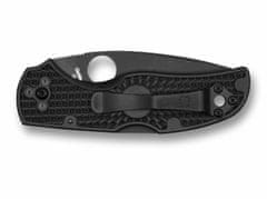 Spyderco C41PBBK5 Native 5 Black kapesní nůž 8 cm, celočerná, FRN