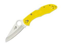 Spyderco C88PYL2 Salt 2 Lightweight Sheepfoot kapesní nůž 7,6 cm, žlutá, FRN