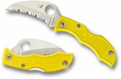 Spyderco LYLS3HB Ladybug 3 Salt Lightweight Yellow malý kapesní nůž 5 cm, žlutá, FRN