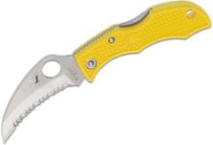 Spyderco LYLS3HB Ladybug 3 Salt Lightweight Yellow malý kapesní nůž 5 cm, žlutá, FRN