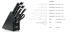 Wüsthof 1090370703 CLASSIC IKON Sada nožů ve stojanu / bloku, 7 dílů, černý jasan