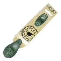 Kupilka S12K Spork Green vidlička + lžička 20,5 cm, zelená