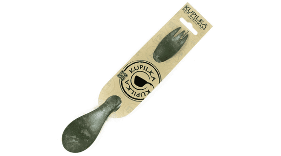 Kupilka S02K Spork Green vidlička + lžička 22,5 cm, zelená