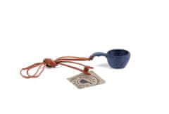 Kupilka K1M Mini cup Blue Volume 1 cl, weight 6 g, leather cord 100 cm