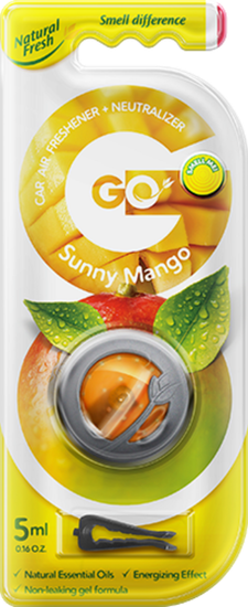 Natural Fresh Vůně do auta Go Gel Sunny Mango 5 ml