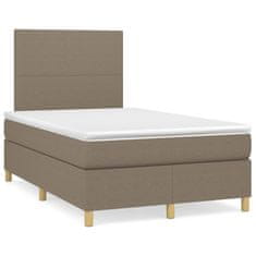 shumee Box spring postel s matrací taupe 120x190 cm textil