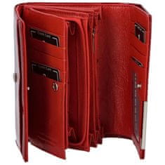Gregorio Luxusní dámská kožená peněženka Gregorio Lake, červená