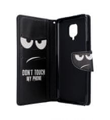 TopQ Kryt Xiaomi Redmi Note 9 Pro knížkový Don't Touch 50626