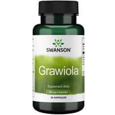 Swanson Doplňky stravy Swanson Graviola 530 Mg (60 tobolek) 7448