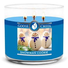 Goose Creek Svíčka 0,41 KG SNOWMAN COOKIE, aromatická v dóze, 3 knoty