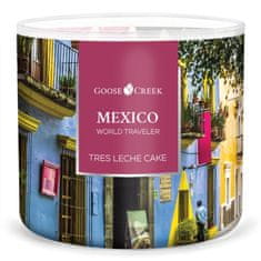 Goose Creek Svíčka WORLD TRAVELER 0,41 KG MEXICO - TRES LECHE, aromatická v dóze