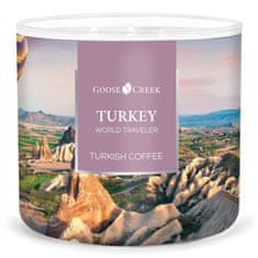 Goose Creek Svíčka WORLD TRAVELER 0,41 KG TURKEY - TURKISH COFFEE, aromatická v dóze