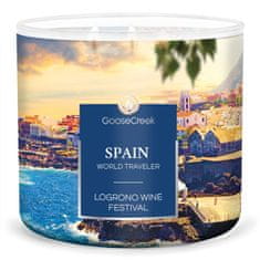 Goose Creek Svíčka WORLD TRAVELER 0,45 KG LOGRONO WINE FESTIVAL, aromatická v dóze